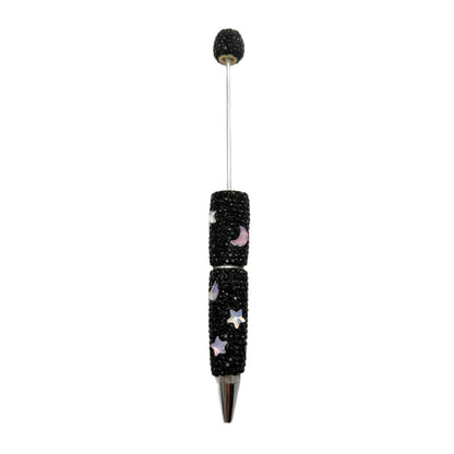 Cross-border DIY Star Moon Mocha Full Diamond Bead Pen, Creative Rhinestone Moe Grain Pen Colorful Gift Pen Wholesale