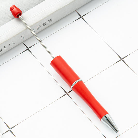 Bead pen, spot wholesale creative DIY plastic bead pen ballpoint pen printable plastic bead pen