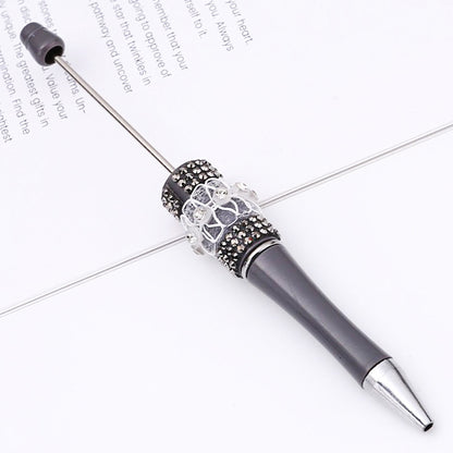 DIY diamond bead pen creative butterfly mesh yarn handmade sticker diamond bead pen, girl heart ballpoint pen spot wholesale