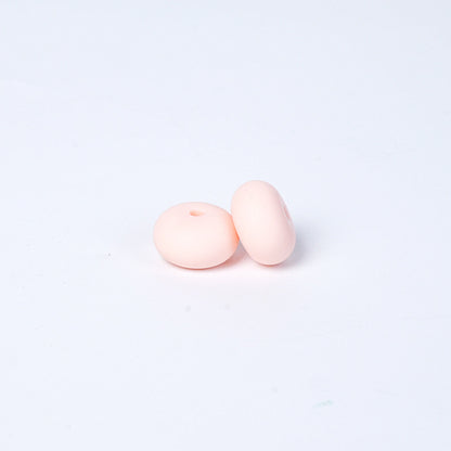 Spot 14mm Small Abacus Beads Food Grade Silicone Beads DIY Men's and Women's Jewelry Necklaces Oval Beads Wholesale