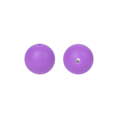 9 Mm Food Grade Silicone Beads Colored Round Loose Beads Handmade DIY Beaded Bracelet Pacifier Chain Accessories Spot Wholesale