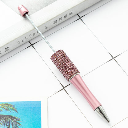 New diamond bead pen spot wholesale creative hand sticker diamond bead pen multi-color bag diamond ballpoint pen