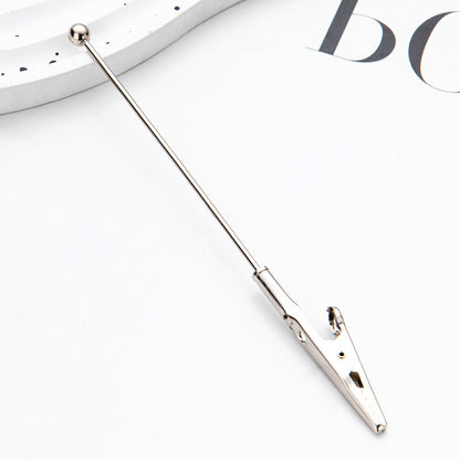 DIY Beaded Business Card Clip Metal Toothed Crocodile Note Clip Desktop Memo Message Clip Card Clip Spot Wholesale