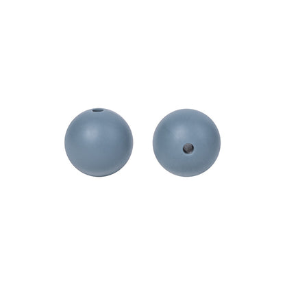9 Mm Food Grade Silicone Beads Colored Round Loose Beads Handmade DIY Beaded Bracelet Pacifier Chain Accessories Spot Wholesale
