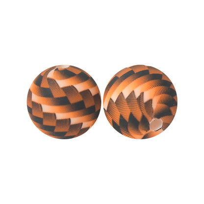 15mm Silicone Beads Water Transfer Beads DIY Jewelry Bead Pen Loose Beads Wholesale #201-250