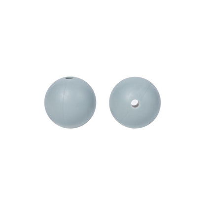 9 Mm Food Grade Silicone Beads Colored Round Loose Beads Handmade DIY Beaded Bracelet Pacifier Chain Accessories Spot Wholesale