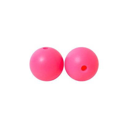 9 Mm Food Grade Silicone Beads Colored Round Loose Beads Handmade DIY Beaded Bracelet Pacifier Chain Accessories Spot Wholesale