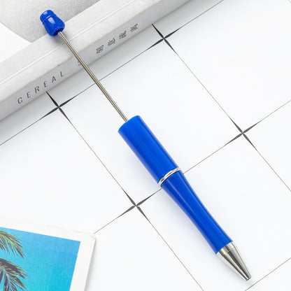 Bead pen, spot wholesale creative DIY plastic bead pen ballpoint pen printable plastic bead pen