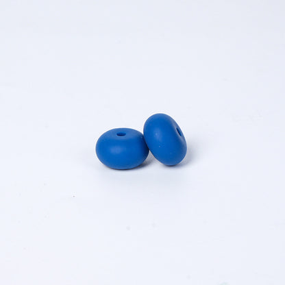Spot 14mm Small Abacus Beads Food Grade Silicone Beads DIY Men's and Women's Jewelry Necklaces Oval Beads Wholesale #51-93