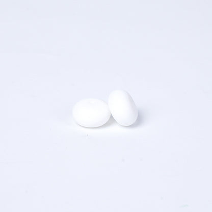 Spot 14mm Small Abacus Beads Food Grade Silicone Beads DIY Men's and Women's Jewelry Necklaces Oval Beads Wholesale
