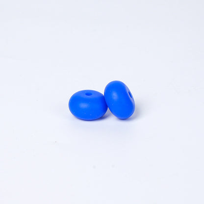 Spot 14mm Small Abacus Beads Food Grade Silicone Beads DIY Men's and Women's Jewelry Necklaces Oval Beads Wholesale #51-93