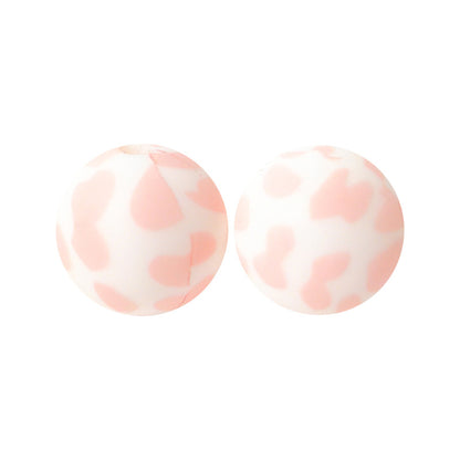 15mm Silicone Beads Water Transfer Beads DIY Jewelry Bead Pen Loose Beads Wholesale #201-250