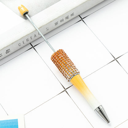 New diamond bead pen spot wholesale creative hand sticker diamond bead pen multi-color bag diamond ballpoint pen