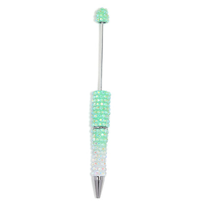 New full diamond bead pen high value gradual change resin diamond bead pen DIY creative hand paste drill bead pen