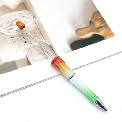 New DIY bloodprint bead pen, creative Halloween Christmas bloodprint hand-painted modeling ballpoint pen spot wholesale