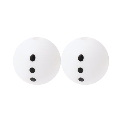 15mm Silicone Beads Water Transfer Beads DIY Jewelry Bead Pen Loose Beads Wholesale #101-150