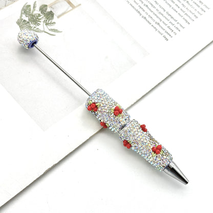 New luminous full diamond bead pen DIY luminous full diamond pen heavy industry advanced rhinestone pen ballpoint pen manufacturer wholesale