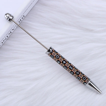 DIY design pen, inspirational encouragement praise cartoon character pattern printing bead pen Moe grain pen spot