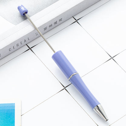 Bead pen, spot wholesale creative DIY plastic bead pen ballpoint pen printable plastic bead pen