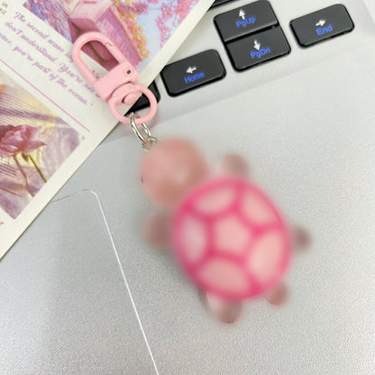 Cute Sanrio printed turtle keychain ins girlfriend schoolbag bag gift pendant car key pendant