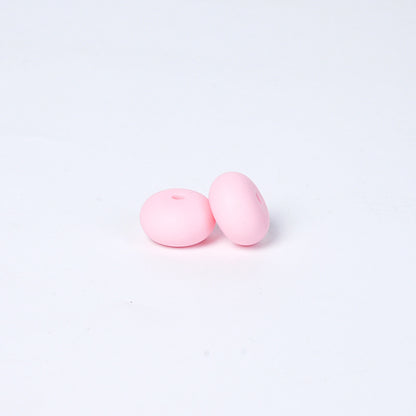 Spot 14mm Small Abacus Beads Food Grade Silicone Beads DIY Men's and Women's Jewelry Necklaces Oval Beads Wholesale