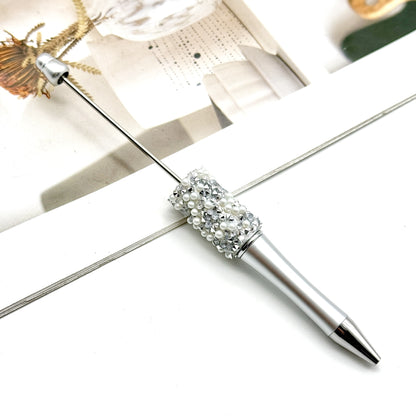 DIY Gypsy pearl bead pen granulated sugar crystal beadedpen ballpoint pen blind box Moe pen spot wholesale