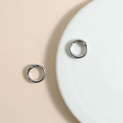 20mm Color Spring Buckle Paint Openable Connection Ring Keychain Mobile Phone Chain Jewelry Accessories