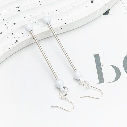 Spot DIY beaded earrings wholesale irregular gravel beaded earrings creative simple women handmade DIY earrings