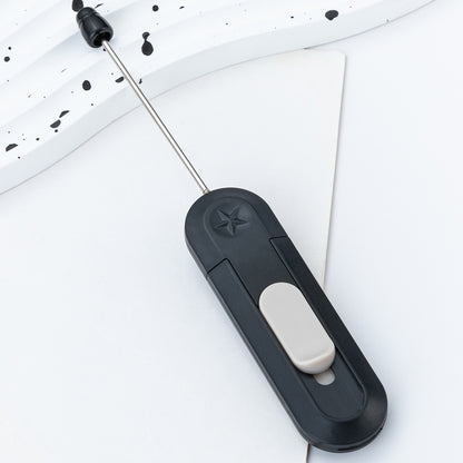 New DIY beaded courier knife, portable unpacking artifact, office cutting paper, opening envelopes, utility knife, opening courier knife