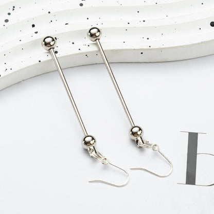 Spot DIY beaded earrings wholesale irregular gravel beaded earrings creative simple women handmade DIY earrings