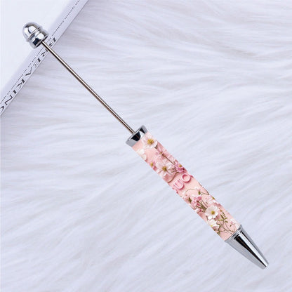 DIY design pen, inspirational encouragement praise cartoon character pattern printing bead pen Moe grain pen spot