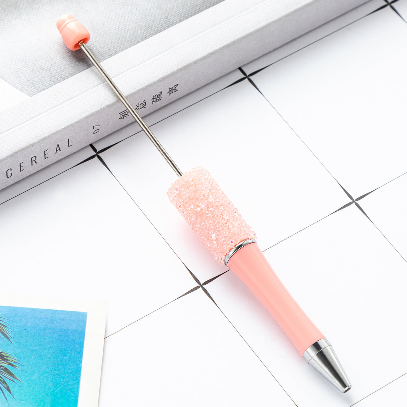 Creative multi-color sugar bead pen new gypsy diamond pen handmade DIY bead pen advertising gift ballpoint pen