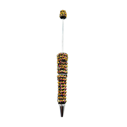 Creative Broken Diamond Full Diamond Bead Pen Handmade DIY Beaded Multi-color Ballpoint Pen ins Diamond Heavy Industry Moe Grain Pen Spot