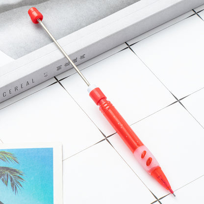DIY beaded pencil for primary school students with no sharpening pencil 0.5 constant lead automatic pencil cute writing pencil wholesale
