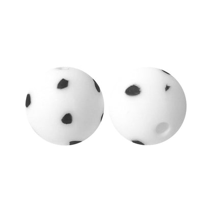15mm Silicone Beads Water Transfer Beads DIY Jewelry Bead Pen Loose Beads Wholesale #201-250