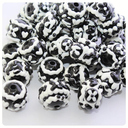 Various colors mixed hand-painted beads, beads, beads, jewelry, bracelets, mixed diy material accessories, wholesale beads