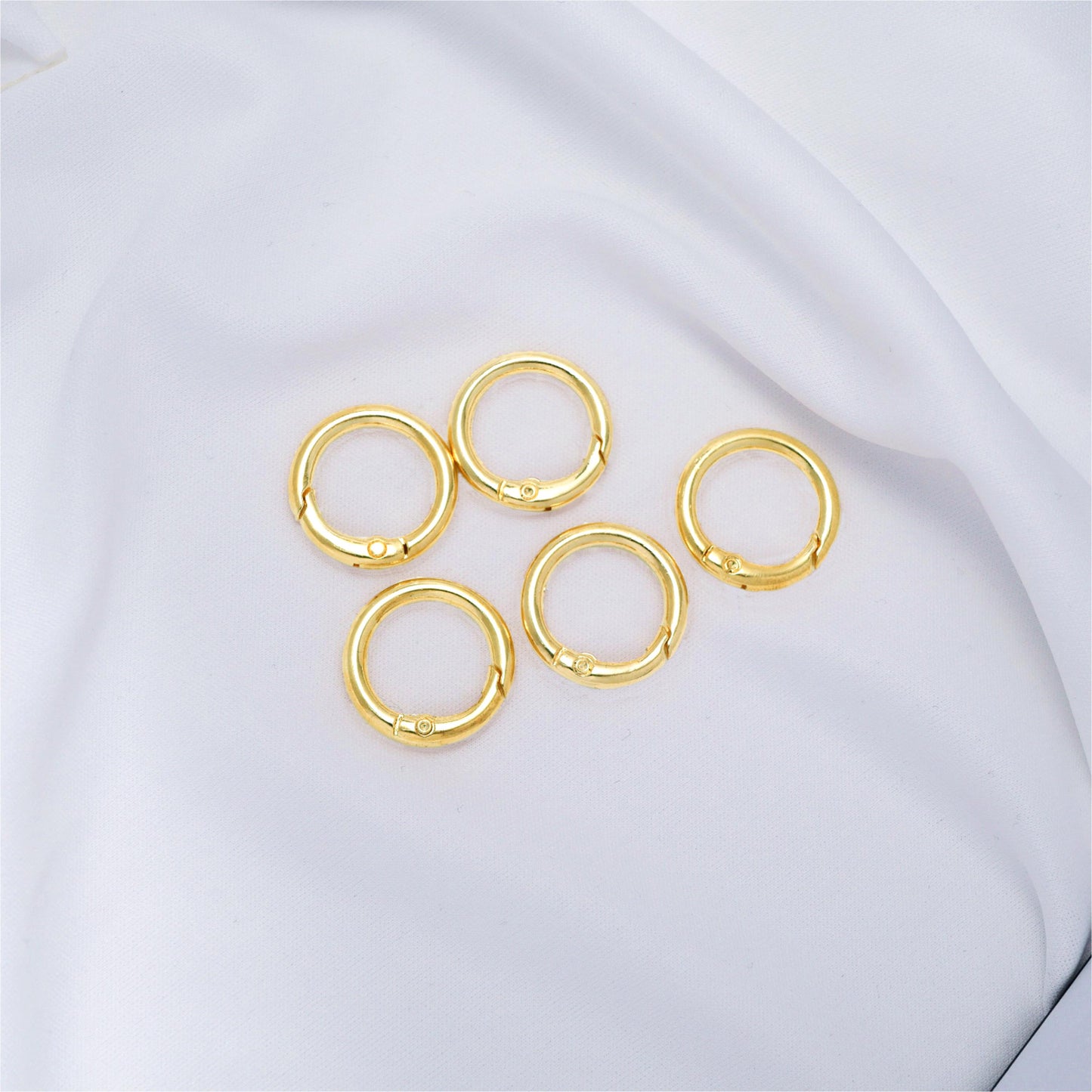 20/24mm Zinc Alloy Spring Ring, Metal Round Ring, Open Ring, Keychain, Luggage Webbing, Round Hanging Ring, Metal Iron Ring