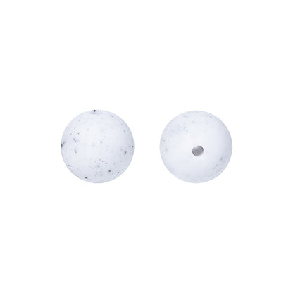 9 Mm Food Grade Silicone Beads Colored Round Loose Beads Handmade DIY Beaded Bracelet Pacifier Chain Accessories Spot Wholesale #51-98