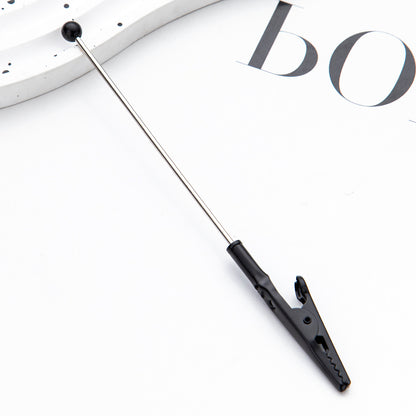 DIY Beaded Business Card Clip Metal Toothed Crocodile Note Clip Desktop Memo Message Clip Card Clip Spot Wholesale