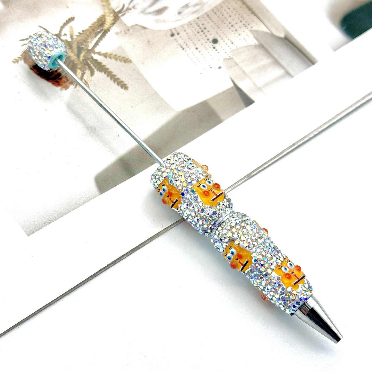 DIY cartoon fantasy full diamond bead pen, cross-border explosion Halloween Kulomie kt cat heavy industry crystal diamond pen