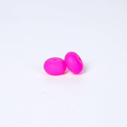 Spot 14mm Small Abacus Beads Food Grade Silicone Beads DIY Men's and Women's Jewelry Necklaces Oval Beads Wholesale #51-93