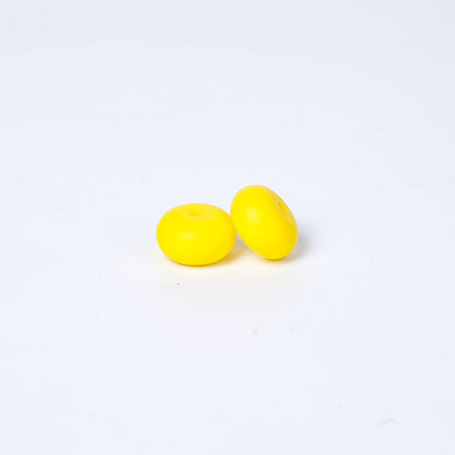 Spot 14mm Small Abacus Beads Food Grade Silicone Beads DIY Men's and Women's Jewelry Necklaces Oval Beads Wholesale #51-93