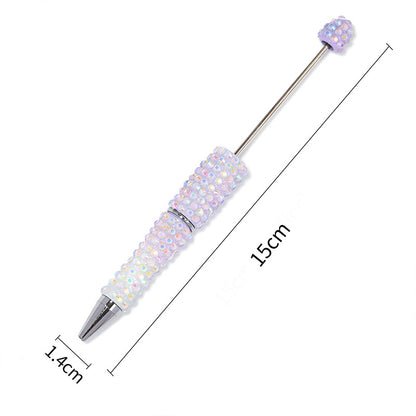New full diamond bead pen high value gradual change resin diamond bead pen DIY creative hand paste drill bead pen