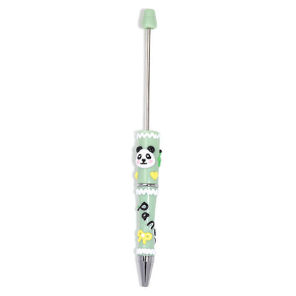 New color cartoon hand-drawn bead pen simple high-end DIY bead pen cartoon cute painted cute pen