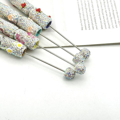 New luminous full diamond bead pen DIY luminous full diamond pen heavy industry advanced rhinestone pen ballpoint pen manufacturer wholesale