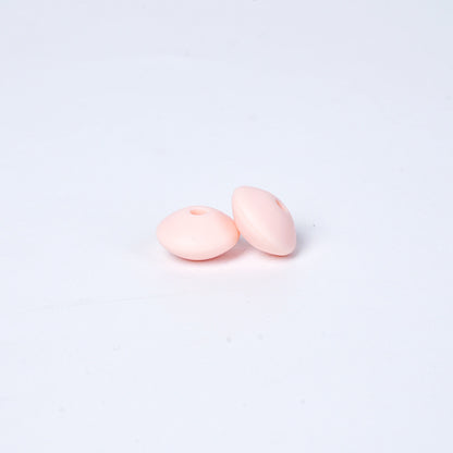 Spot Silicone Beads European and American Jewelry 12mm Small Beads DIY Necklace Beaded Oval Lentil Loose Beads Wholesale #51-100