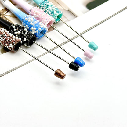 DIY Gypsy pearl bead pen granulated sugar crystal beadedpen ballpoint pen blind box Moe pen spot wholesale