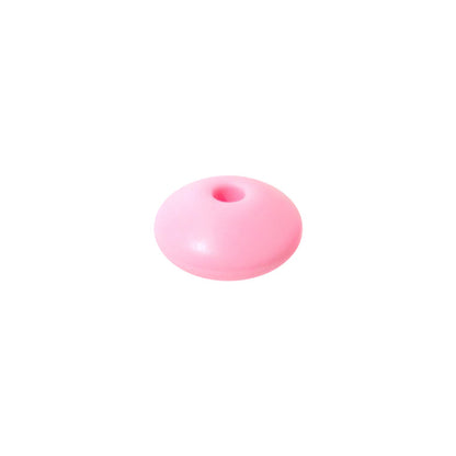 Spot Silicone Beads European and American Jewelry 12mm Small Beads DIY Necklace Beaded Oval Lentil Loose Beads Wholesale #51-100