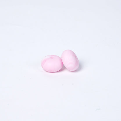 Spot 14mm Small Abacus Beads Food Grade Silicone Beads DIY Men's and Women's Jewelry Necklaces Oval Beads Wholesale