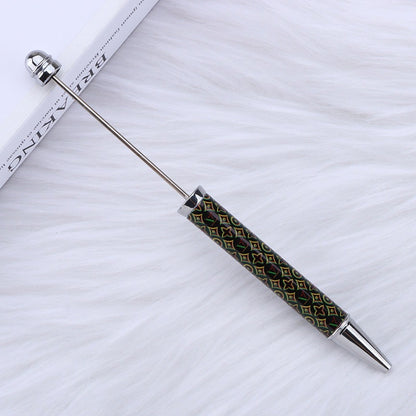 DIY design pen, inspirational encouragement praise cartoon character pattern printing bead pen Moe grain pen spot